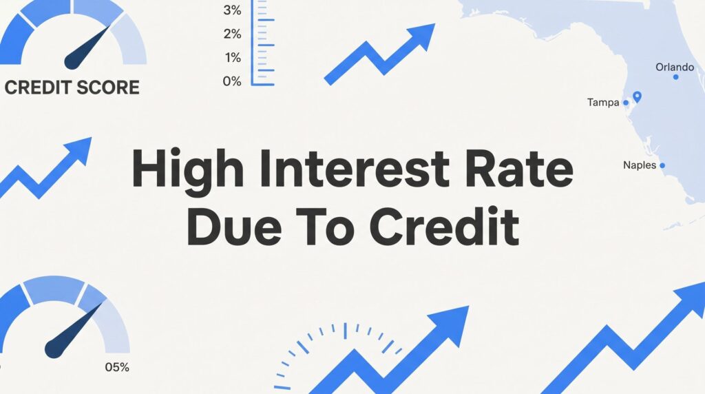 Why You’re Getting a High Interest Rate Due to Credit — And What Florida Borrowers Can Do About It
