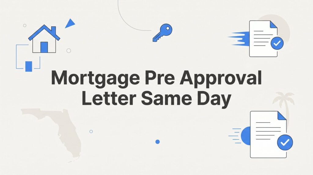 How to Get a Mortgage Pre-Approval Letter the Same Day in Florida