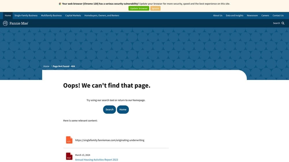 Screenshot of Fannie Mae Self-Employment Income Calculator website